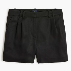 J. Crew Refined twill pleated short